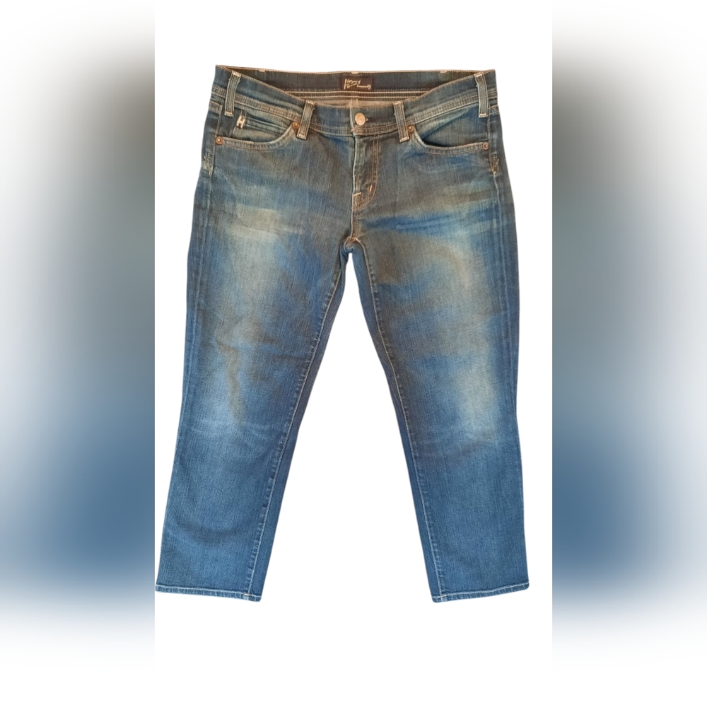 Citizens of Humanity Jeans Womans 29 Blue Denim Cropped Casual Western Designer